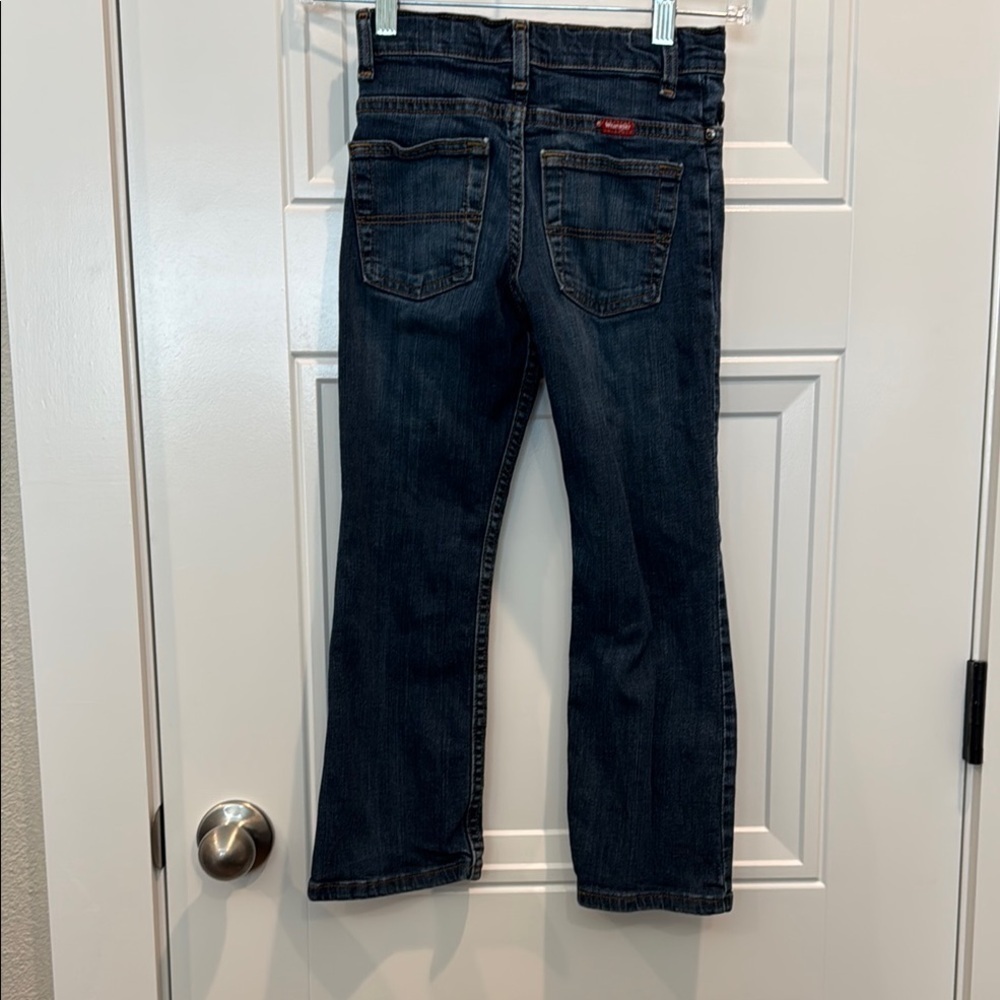 Wrangler Blue Straight-Leg Jeans Classic Denim